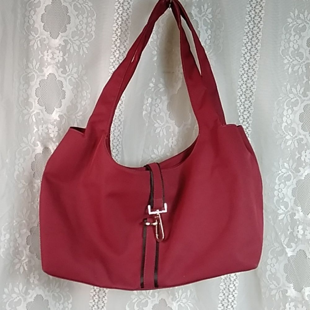 DKNY WOMEN'S SHOLDER BAG RED AND BLACK